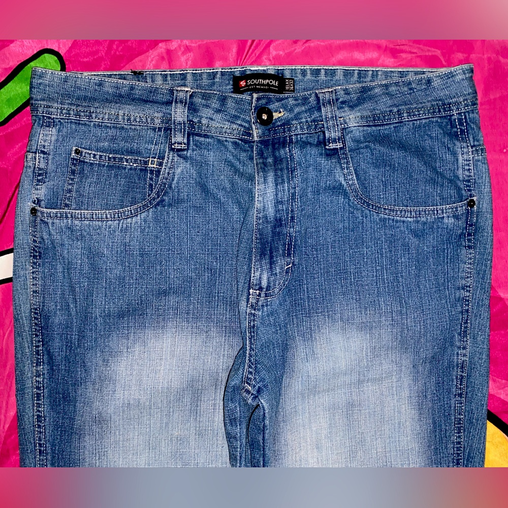 Southpole Relaxed Blue Jeans Stone wash 36/32